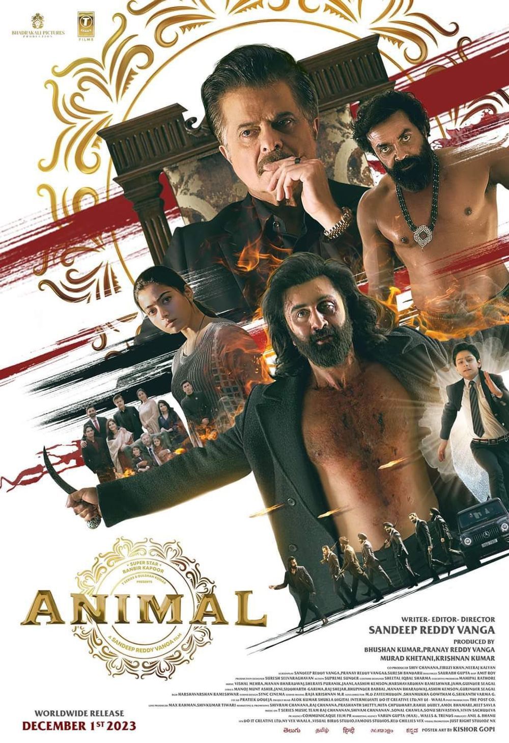 Animal (2023) Hindi ORG HDRip NF Full Movie 720p 480p