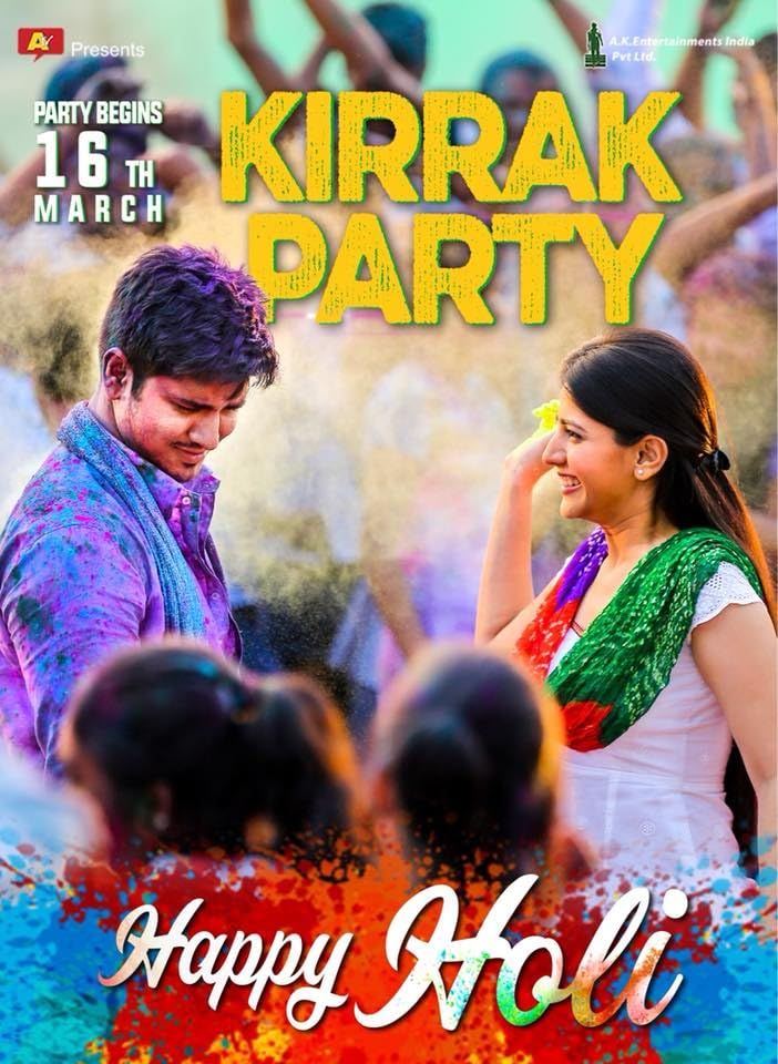 Kirrak Party (2018) Hindi Dubbed ORG HDRip Full Movie 720p 480p