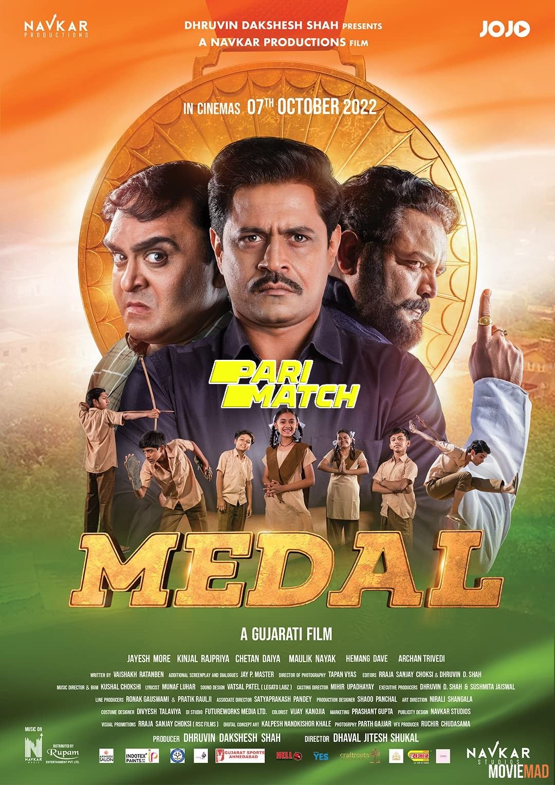Medal 2022 Gujarati (Voice Over) Dubbed WEBRip Full Movie 720p 480p