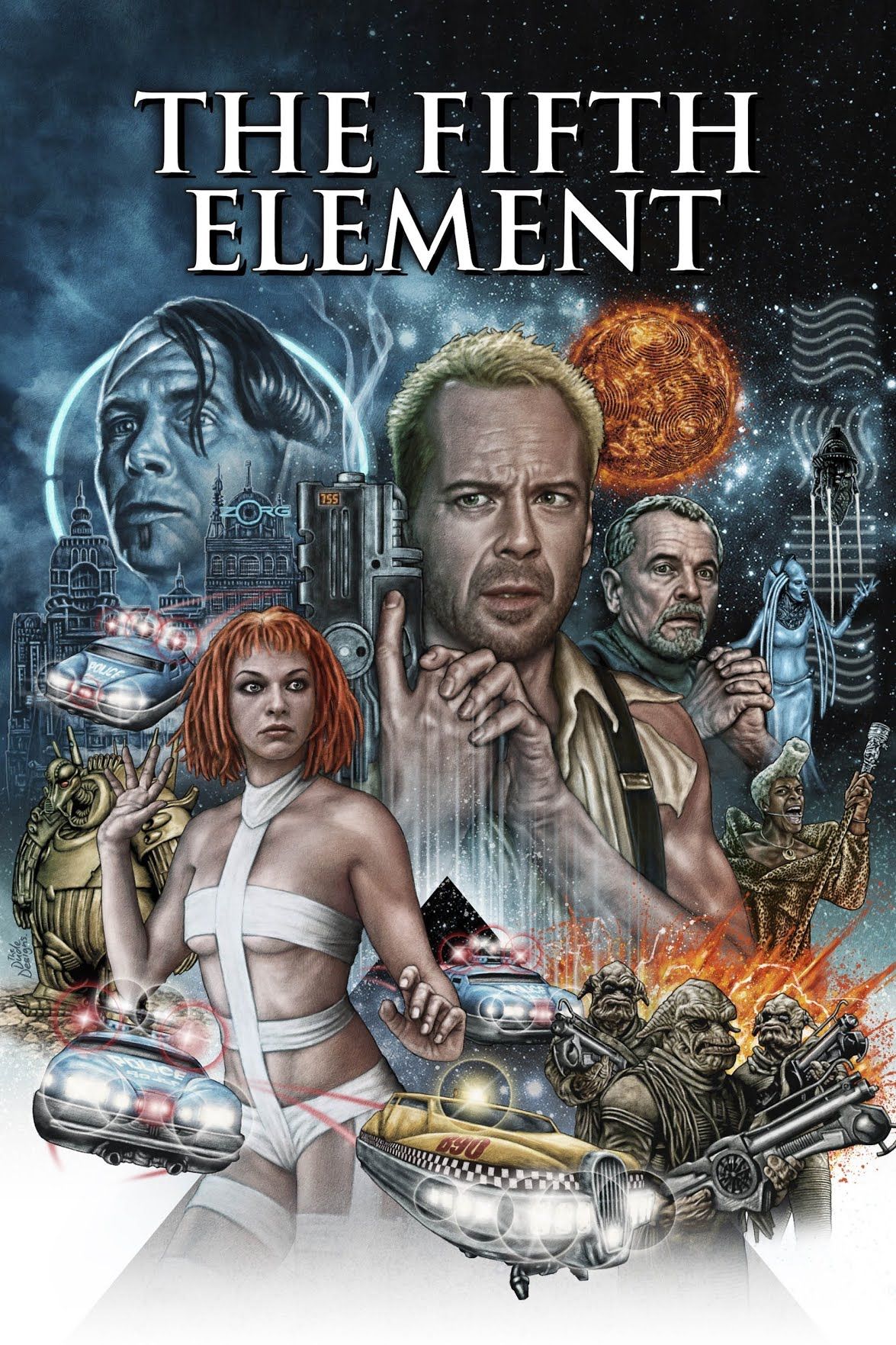 The Fifth Element (1997) Hindi Dubbed ORG BDRip Full Movie 720p 480p