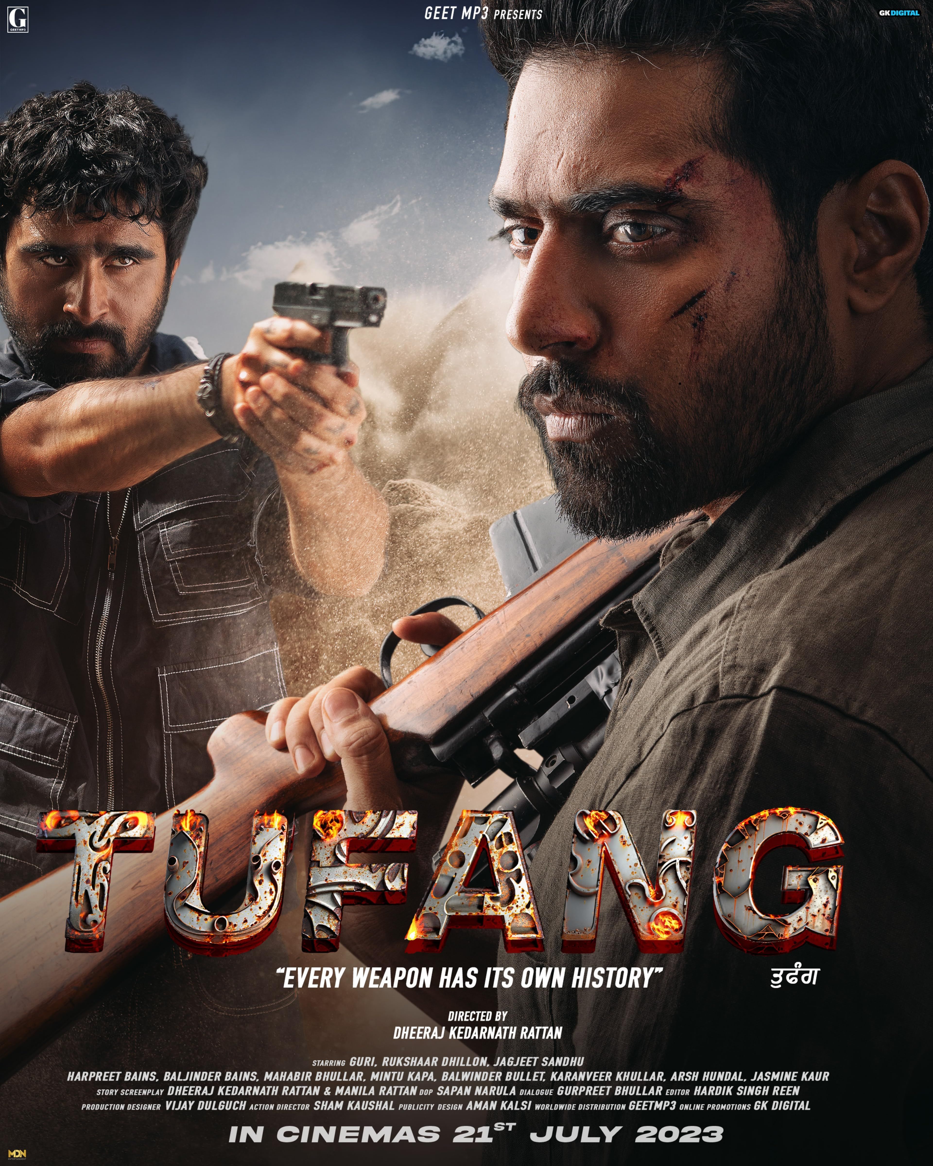 Tufang (2023) Punjabi ORG HDRip Full Movie 720p 480p