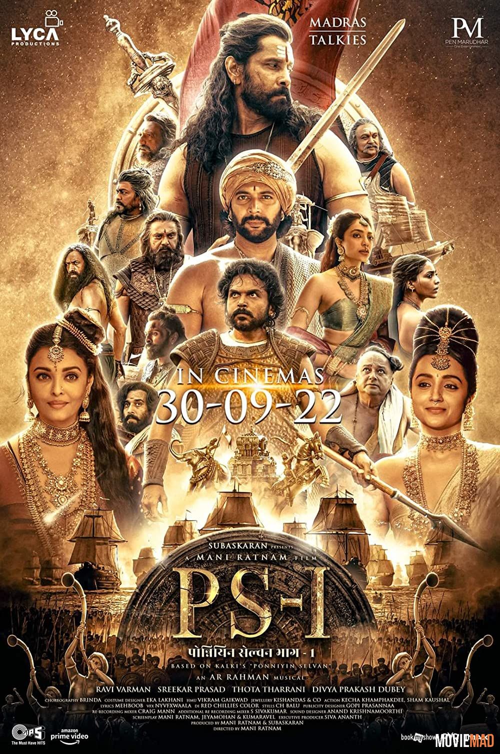 Ponniyin Selvan Part I (2022) Hindi Dubbed ORG HDRip Full Movie 720p 480p