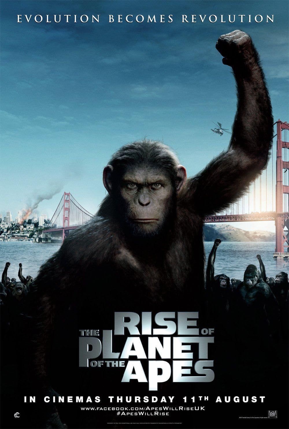 Rise of the Planet of the Apes (2011) Hindi Dubbed ORG BluRay Full Movie 720p 480p