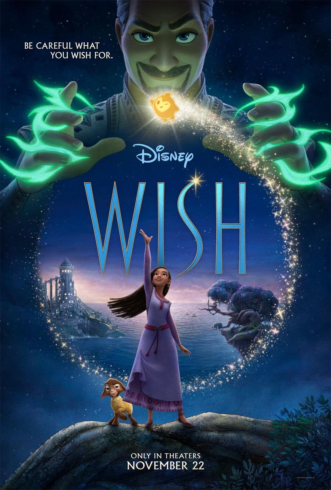 Wish (2023) English  ORG HDRip Full Movie 720p 480p