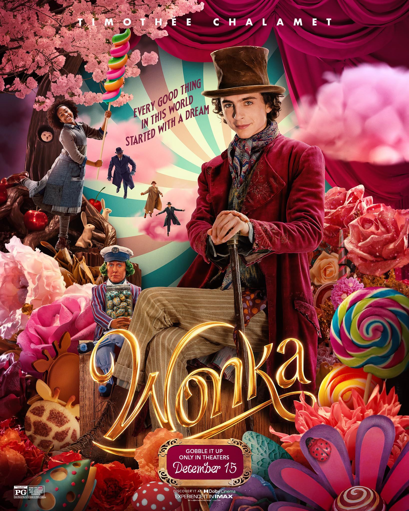 Wonka (2023) English WEB DL Full Movie 720p 480p